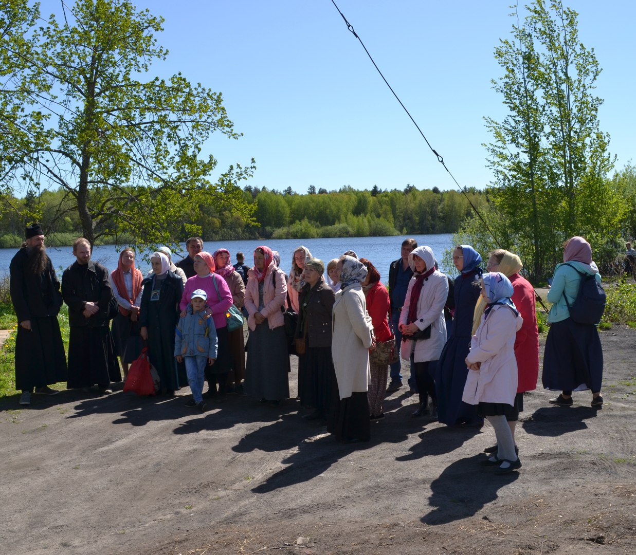 Первая паломническая группа в Архиерейском подворье