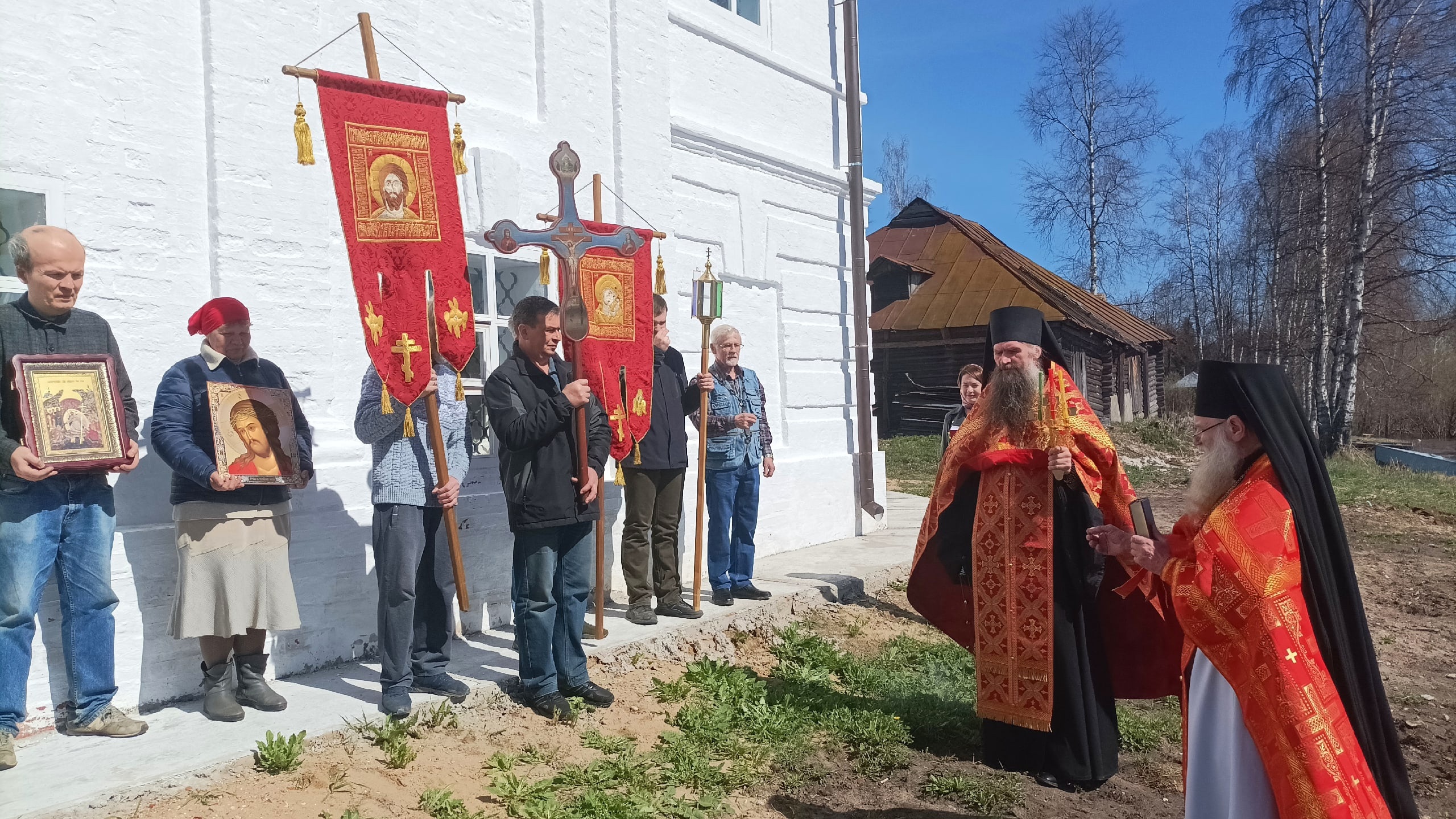 Праздник Святой Пасхи в Александро-Куштском монастыре